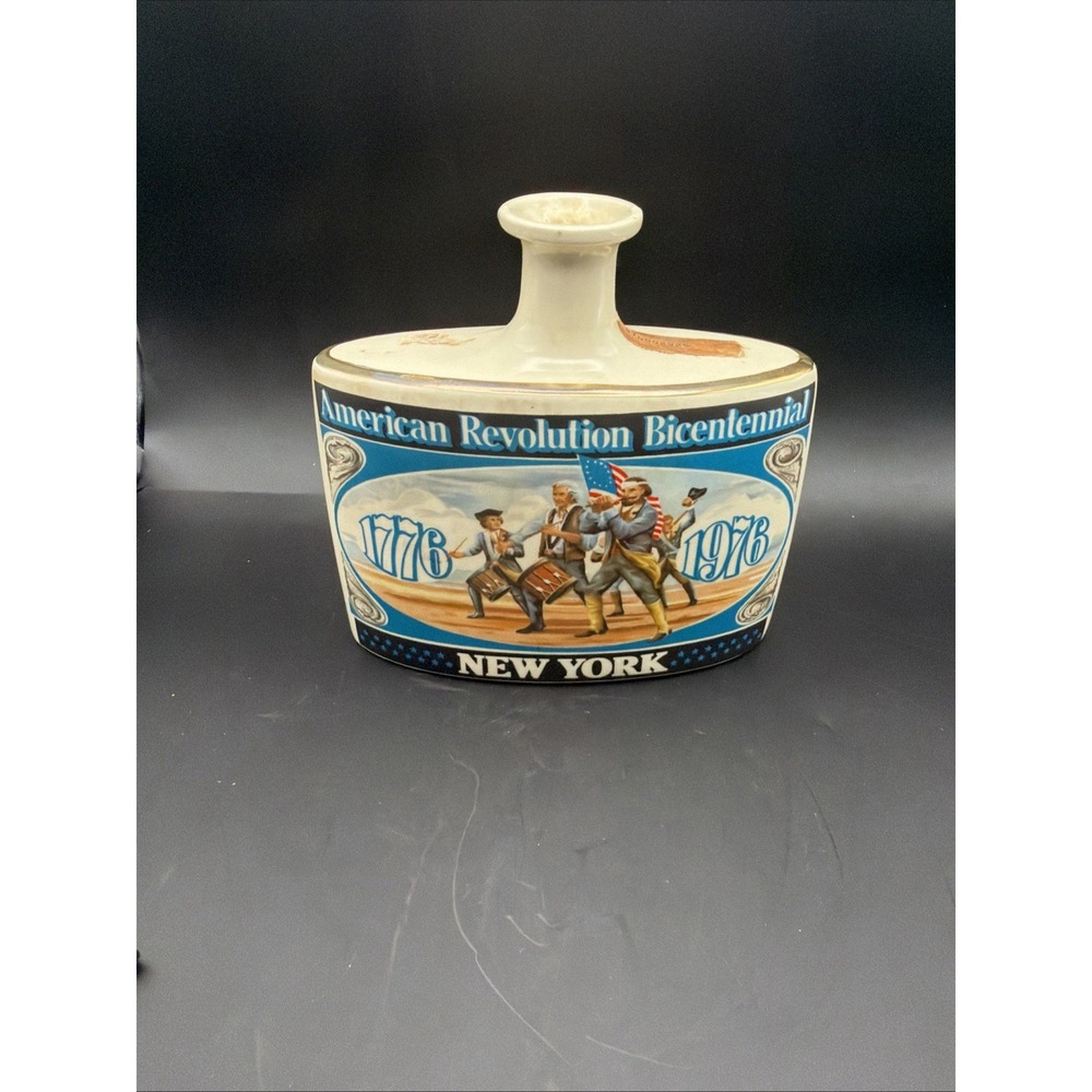 1976 Early Times American Revolution Bicentennial New York Whiskey Decanter (NF)